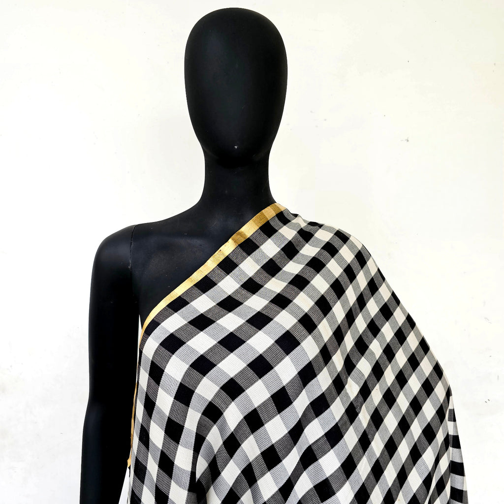 Discover Maheshwar's Finest Mashru Fabrics - Woven with 8 Pedal Mastery