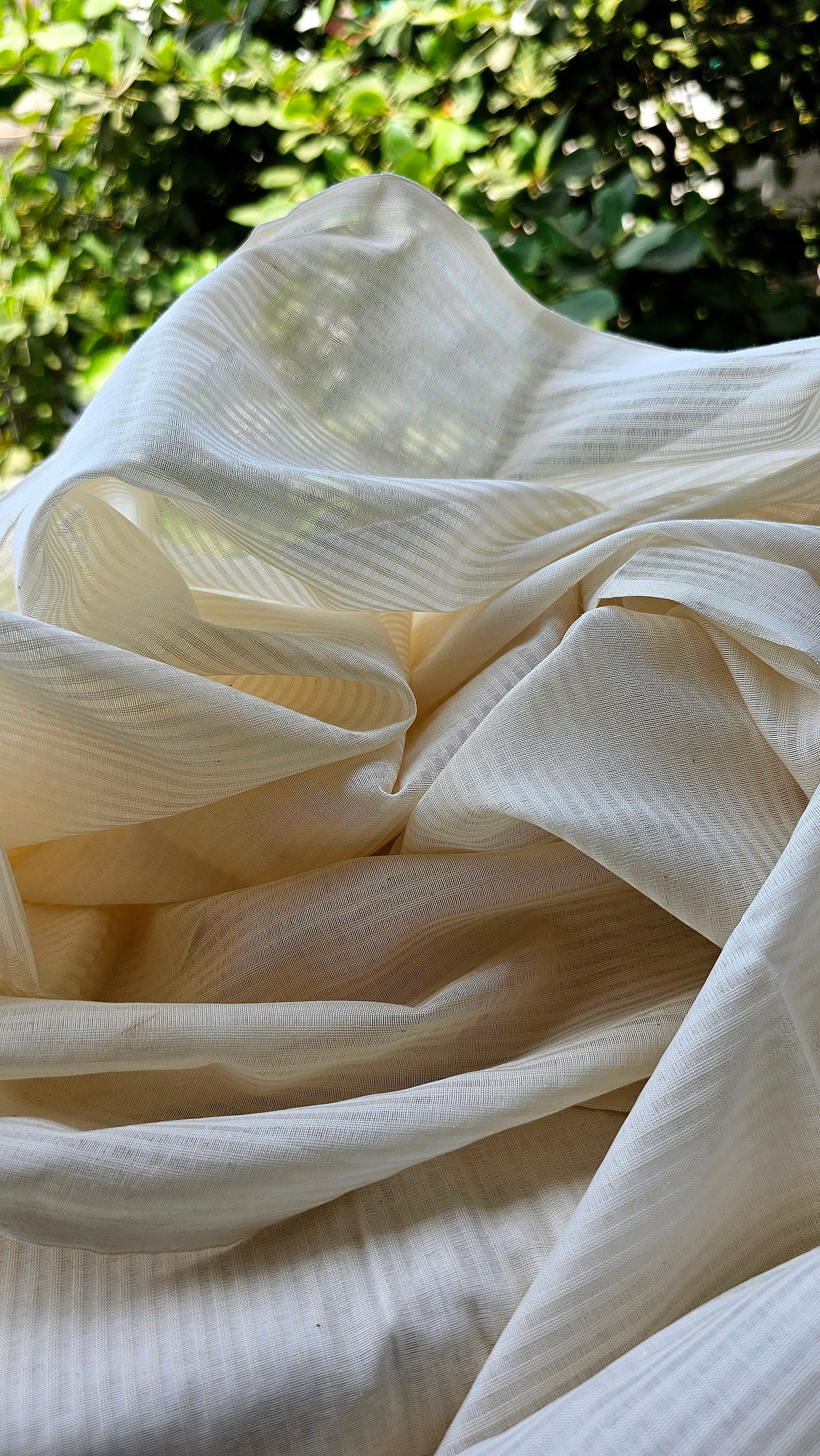 Sculpt Your Vision: Off White's 4x4 Stripes Fabric Beckon Dyeable Artistry