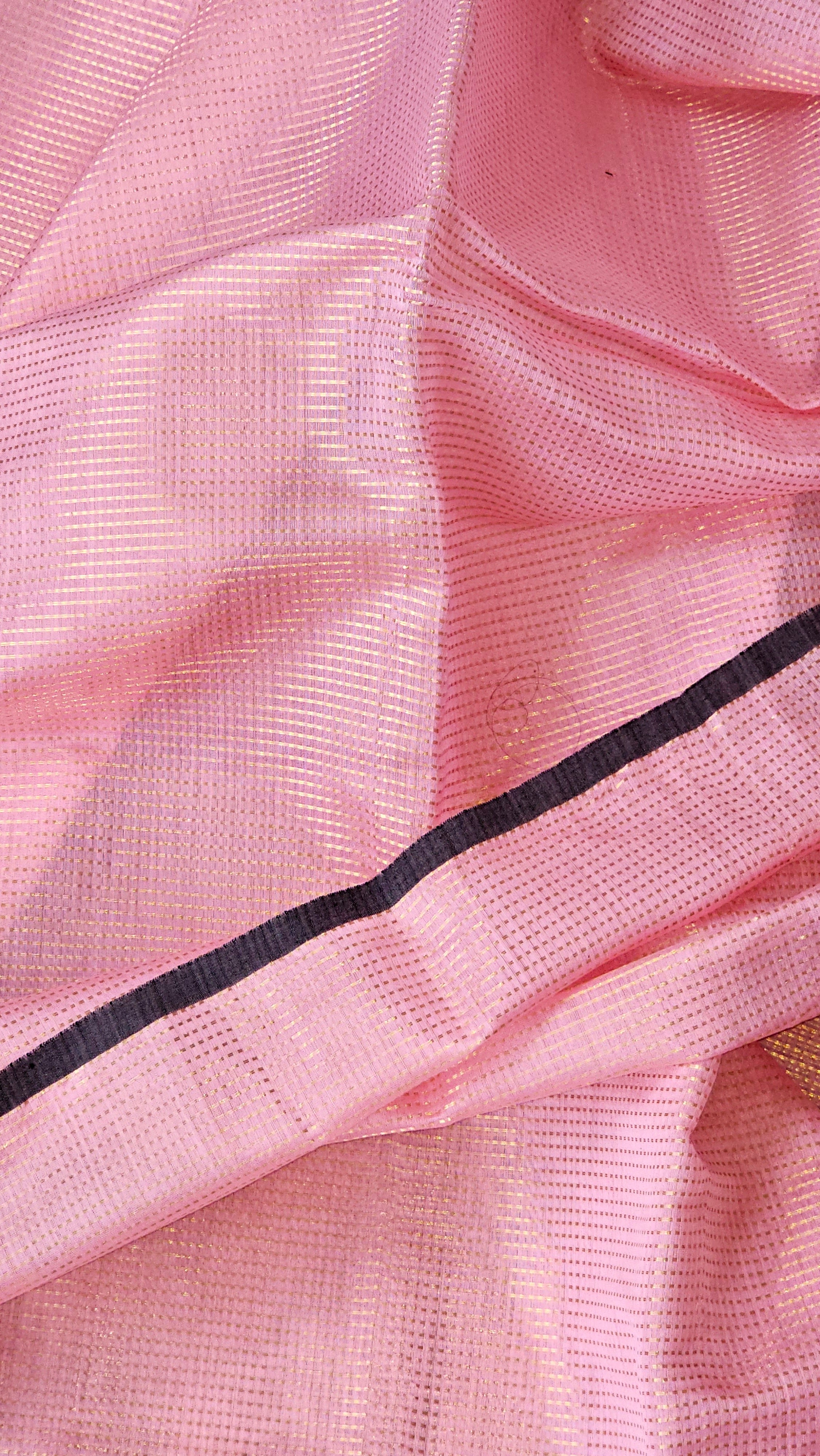 Pastel Pink Posh: The Allure of 'MUTHDA' Gold Tissue Fabrics