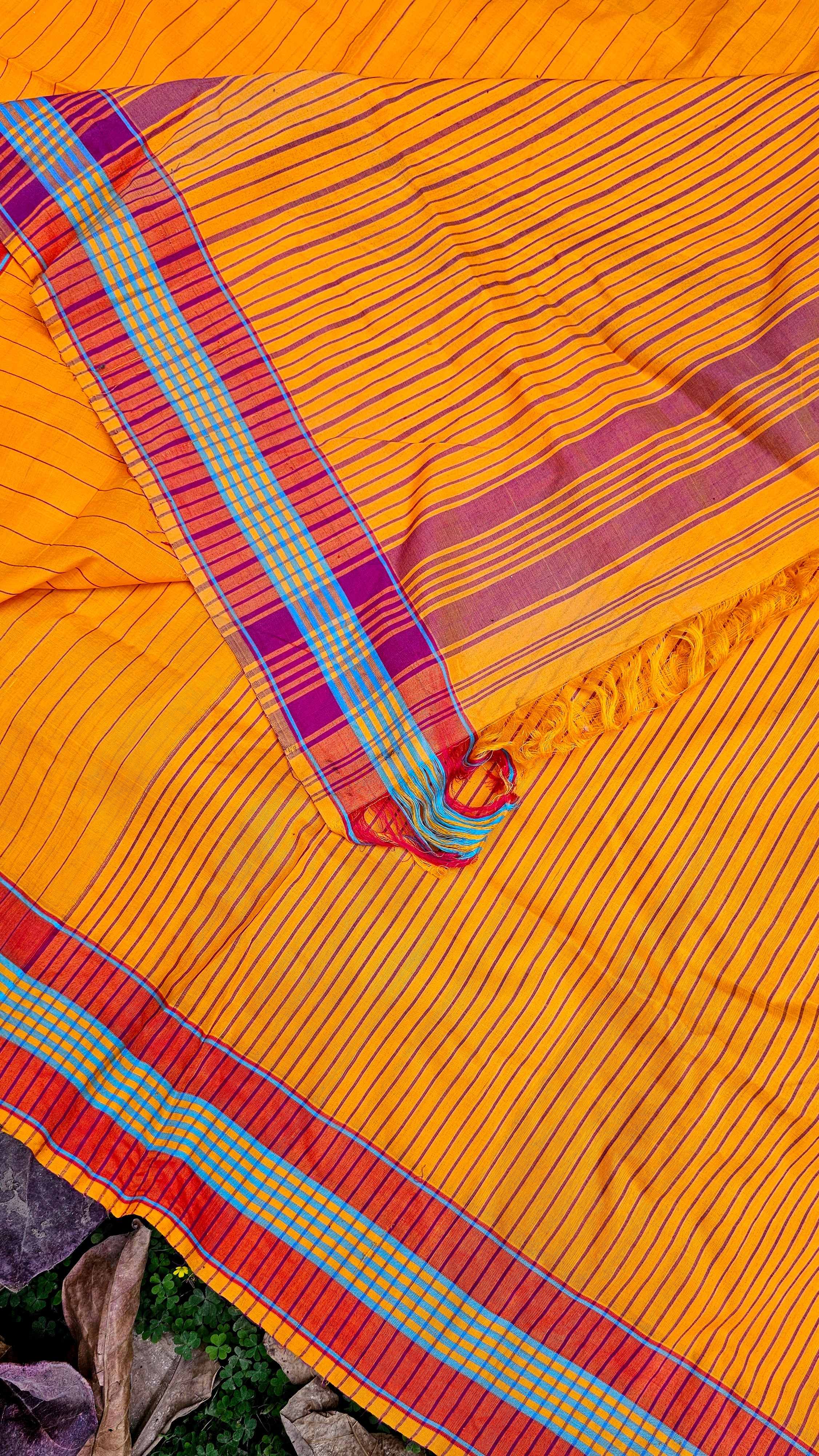 Cotton × Cotton Saree from Handlooms of Maheshwar.