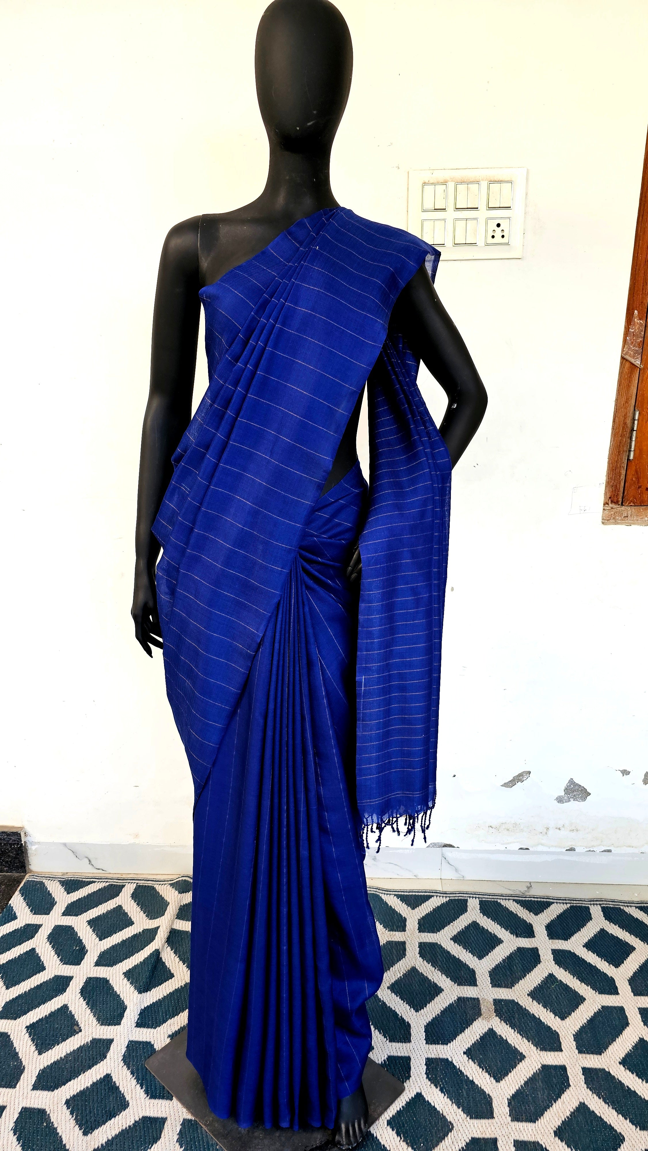 Pure Cotton Saree with 4 Pedal Weaving.