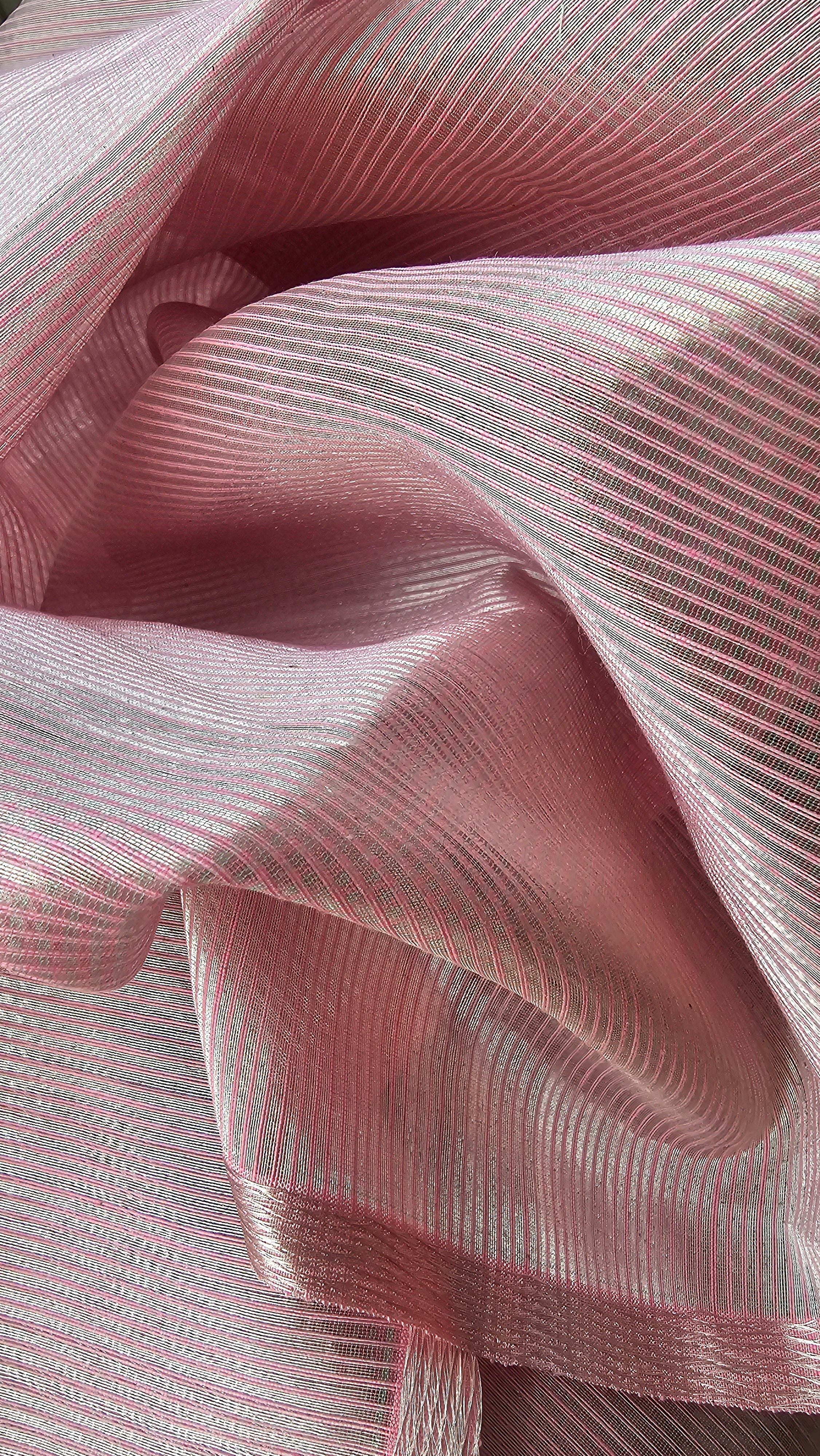 Silver Tissue Fabric