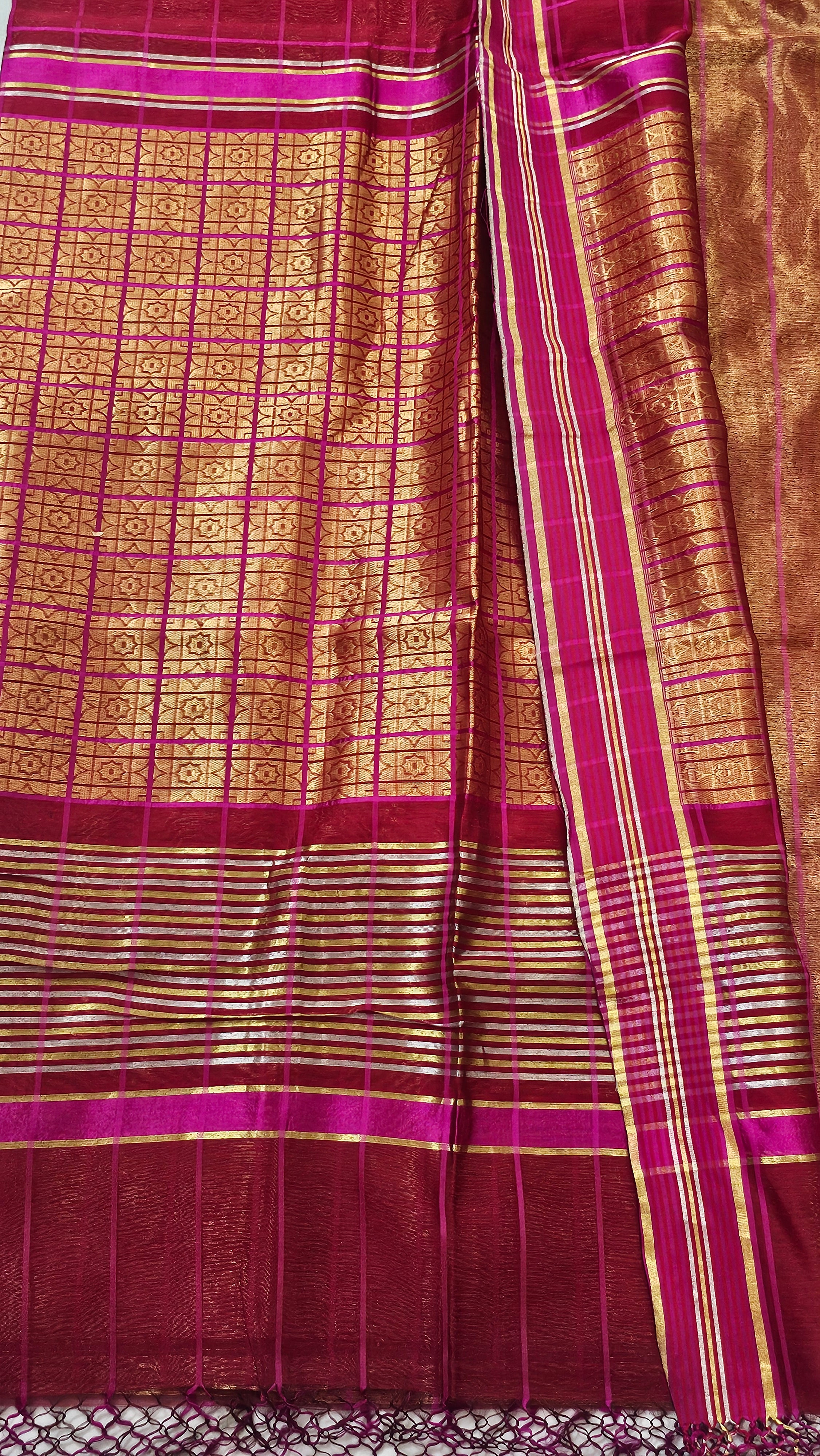 Maheshwari  square buti saree