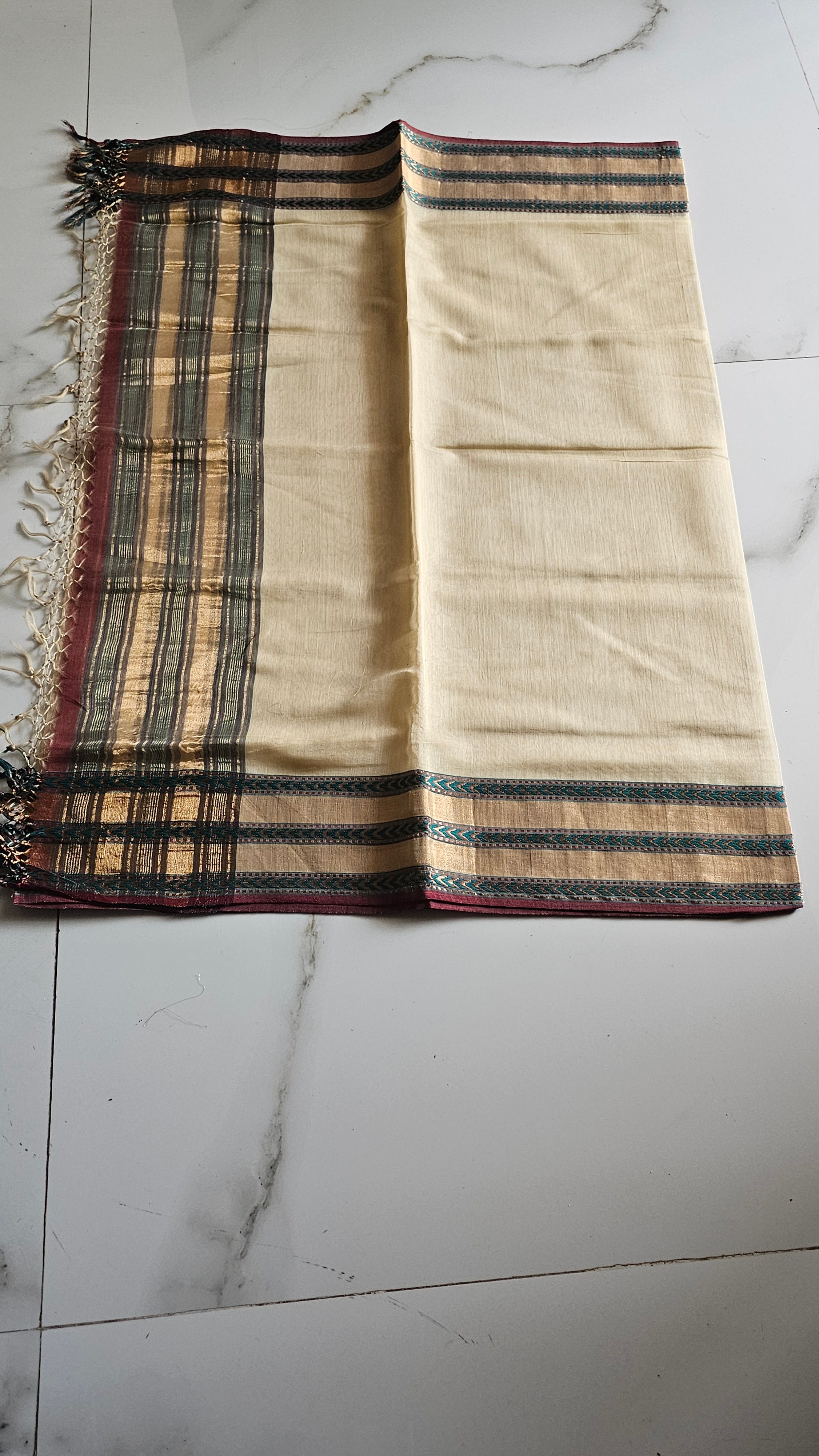 Silk/cotton 2.5mtrs length with 36" width Dupatta