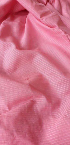 Pure Cotton Kurta piece in Pink.