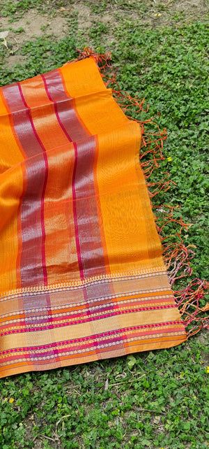 Dupatta with Broad Borders.