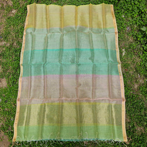 Silk Organza Dupatta in Multicolor.